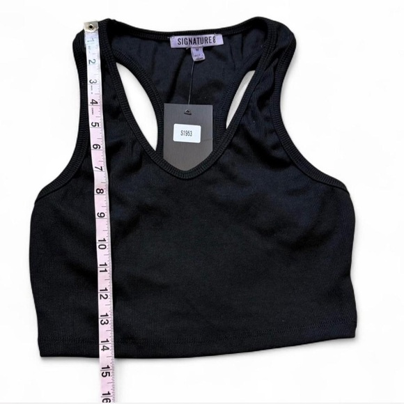 Racerback Cropped Tank Top - Picture 16 of 16